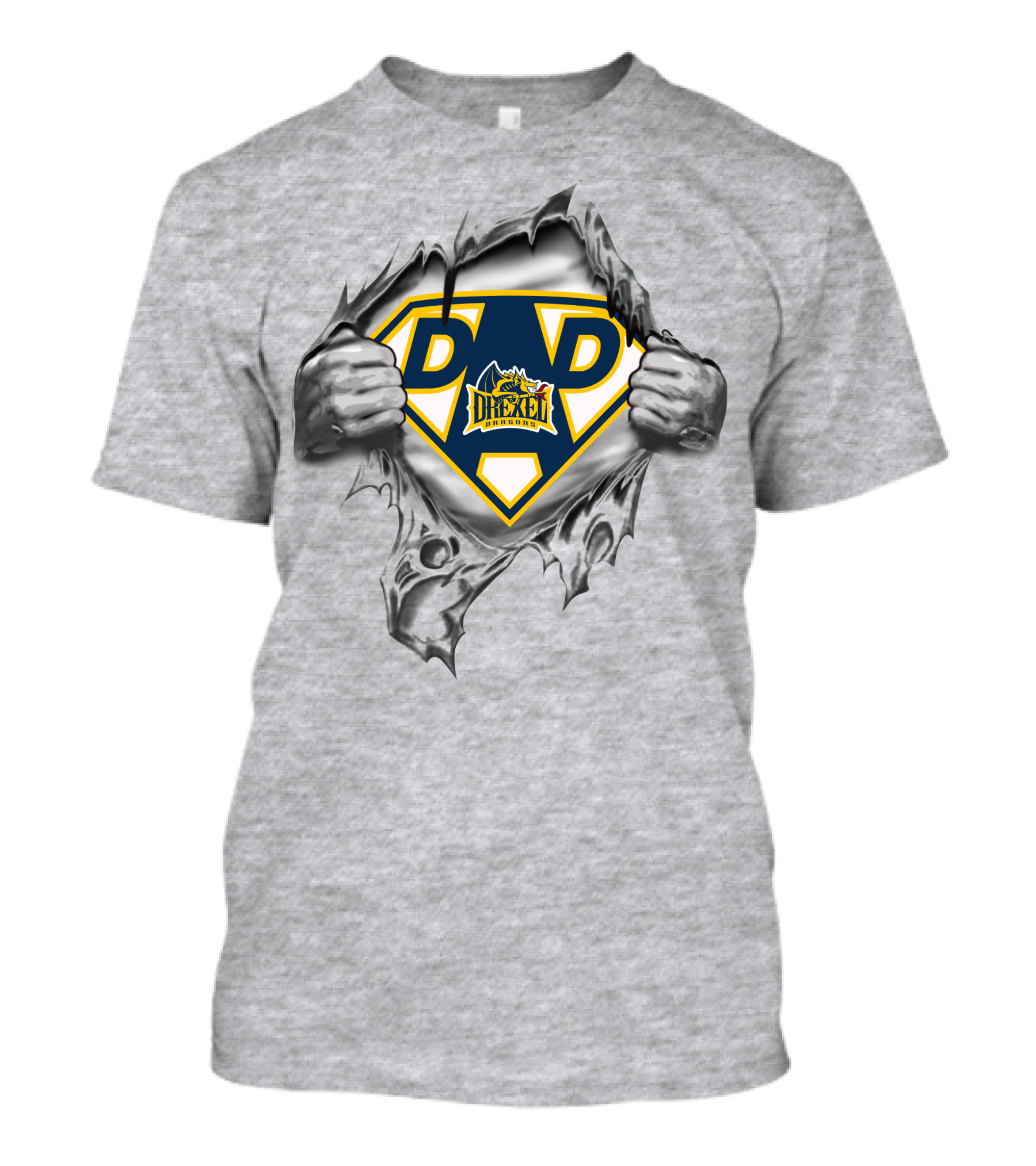 Drexel Dragons Super Dad Hero T-Shirt