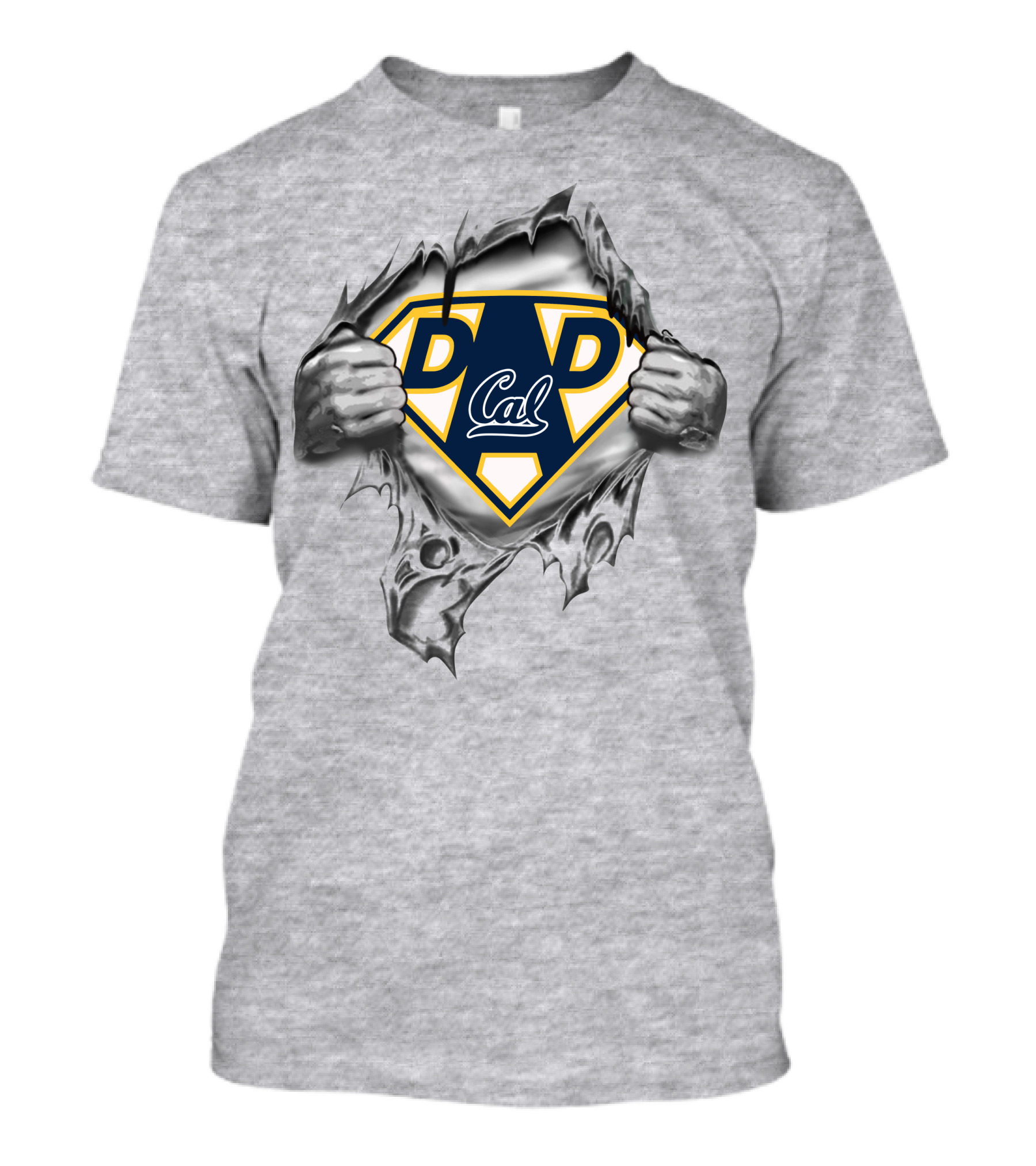 Cal Dad Superhero 48 California Golden Bears T-Shirt