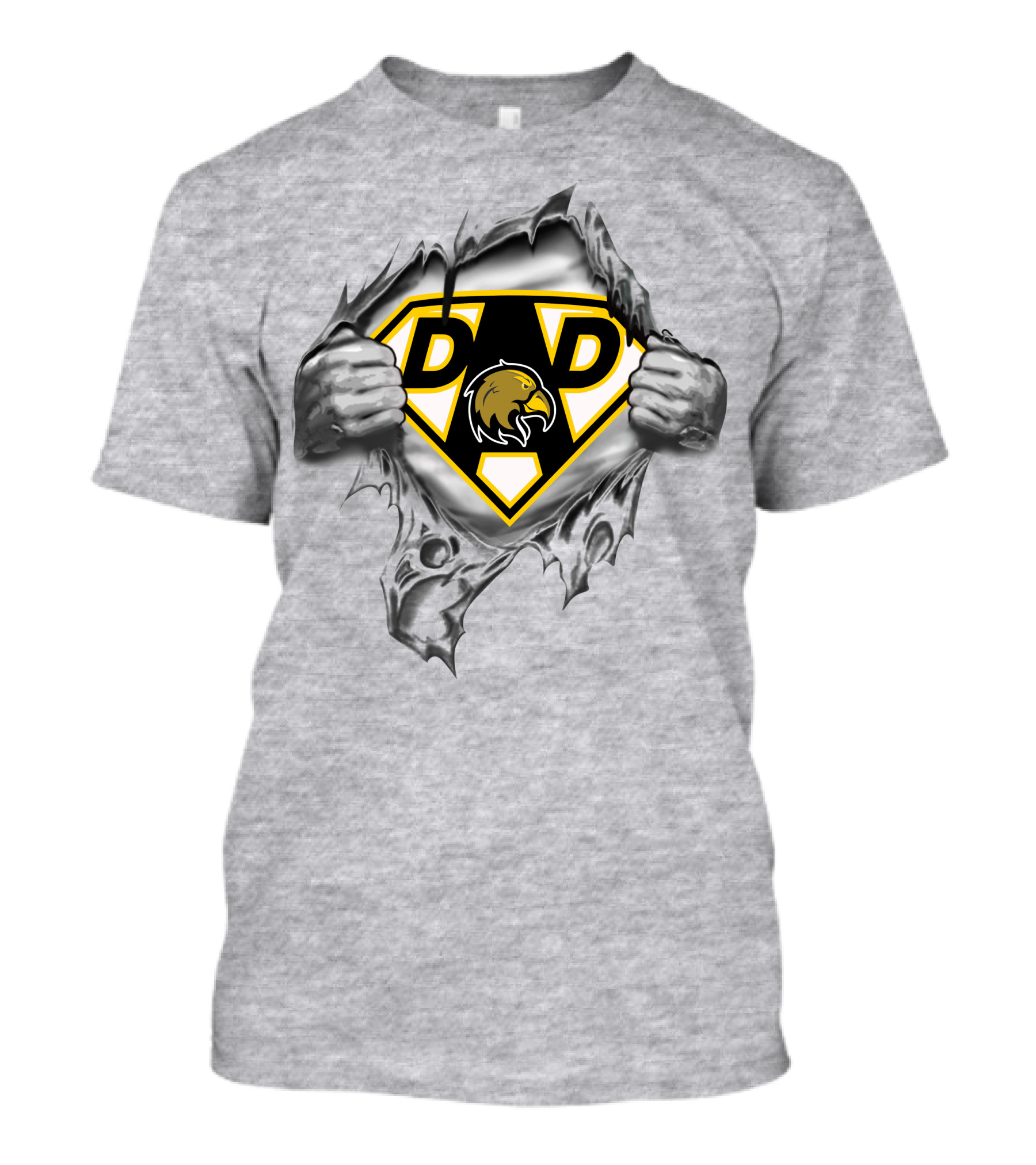 Los Angeles Golden Eagles Dad Superhero Style T-Shirt