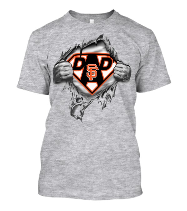 San Francisco Giants Super Dad Hero Shield T-Shirt