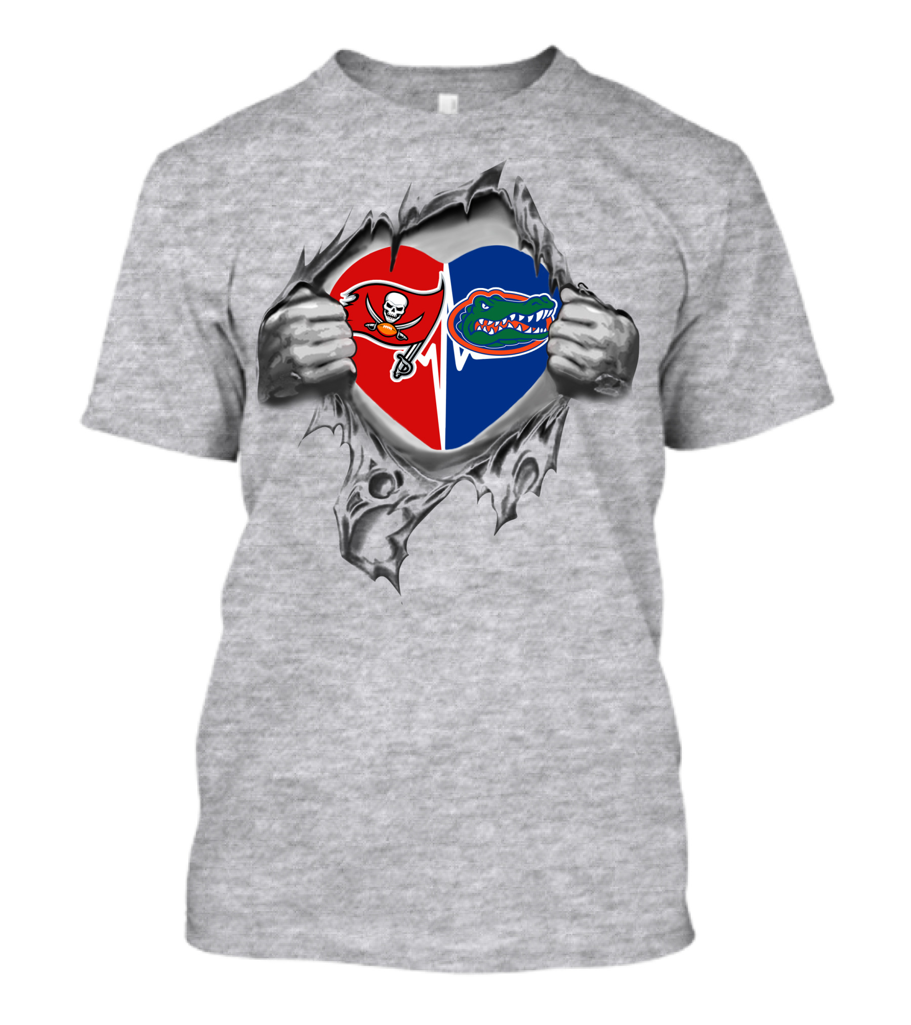 Buccaneers Florida Gators It's In My Heart T-Shirt