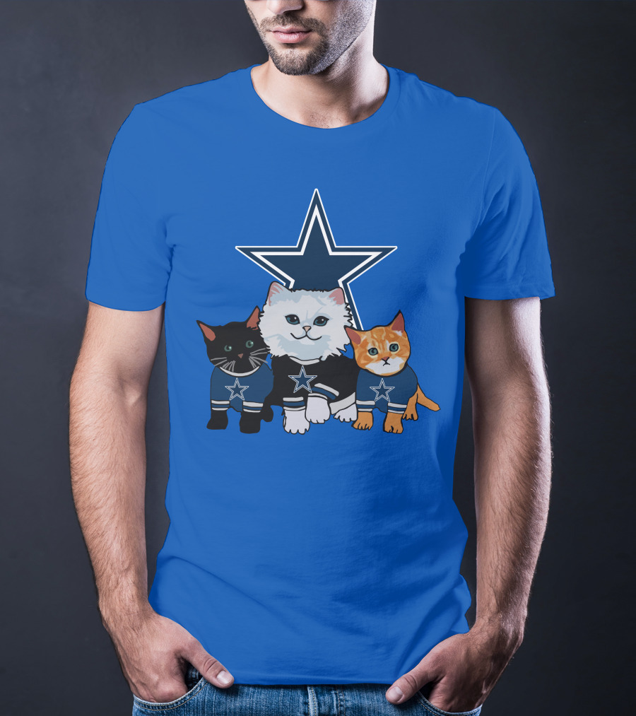 Dallas Cowboys Star Cats T-Shirt