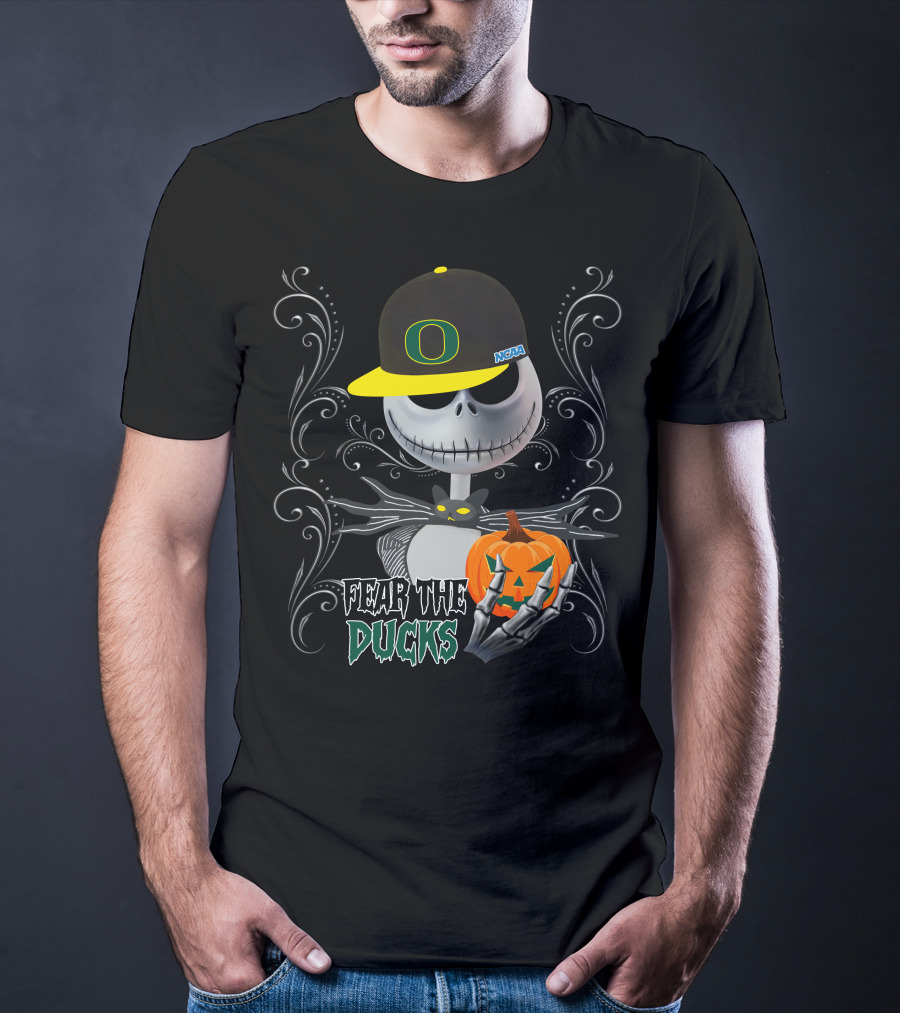 Fear The Ducks Oregon NCAA Jack Pumpkin T-Shirt
