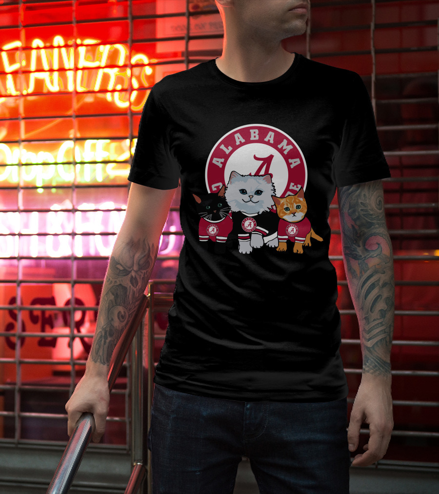 Alabama Crimson Tide Cats T-Shirt