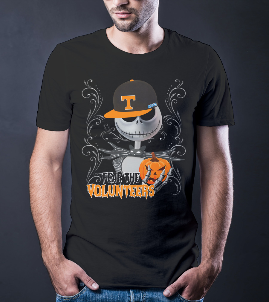 Fear The Volunteers Halloween NCAA Jack O'Lantern T-Shirt