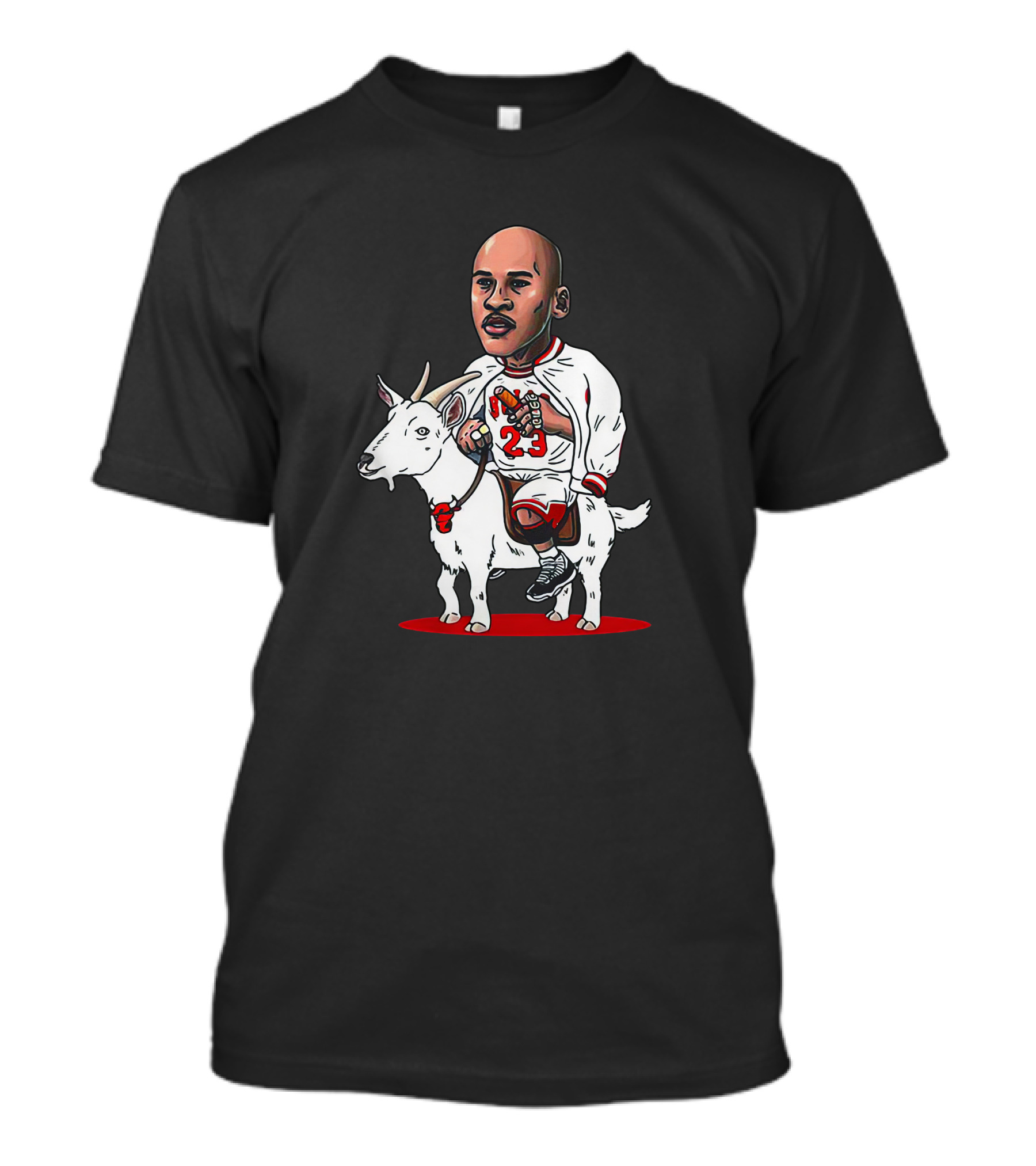 23 Michael Jordan Riding Goat Gardeniateeworld T-Shirt