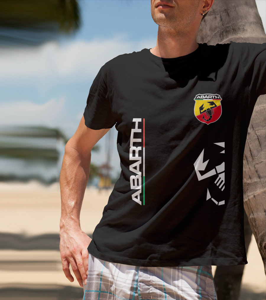 Abarth Scorpion Logo Tricolore T-Shirt