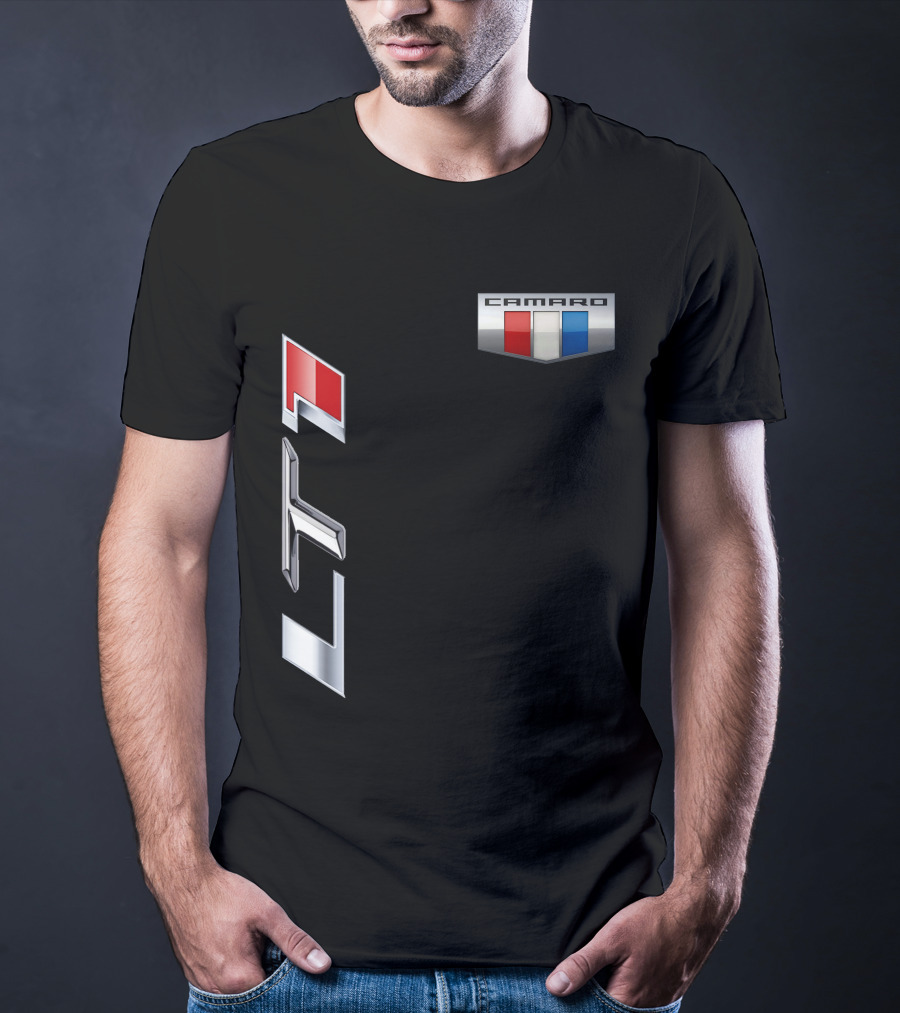 Chevrolet Camaro LT1 Emblem With Iconic Red White Blue Badge T-Shirt