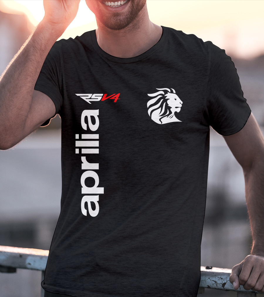 Aprilia RSV4 Lion Emblem T-Shirt