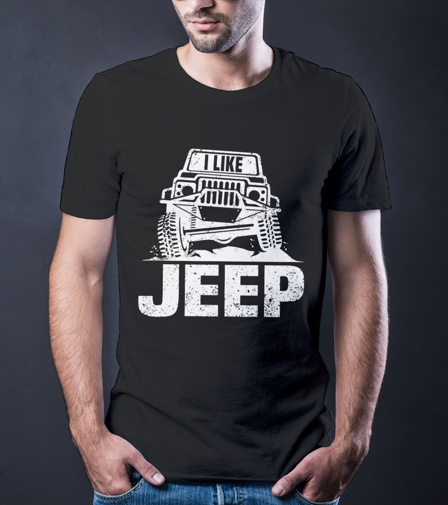 I Like JEEP Rugged Adventure 4x4 Offroad T-Shirt