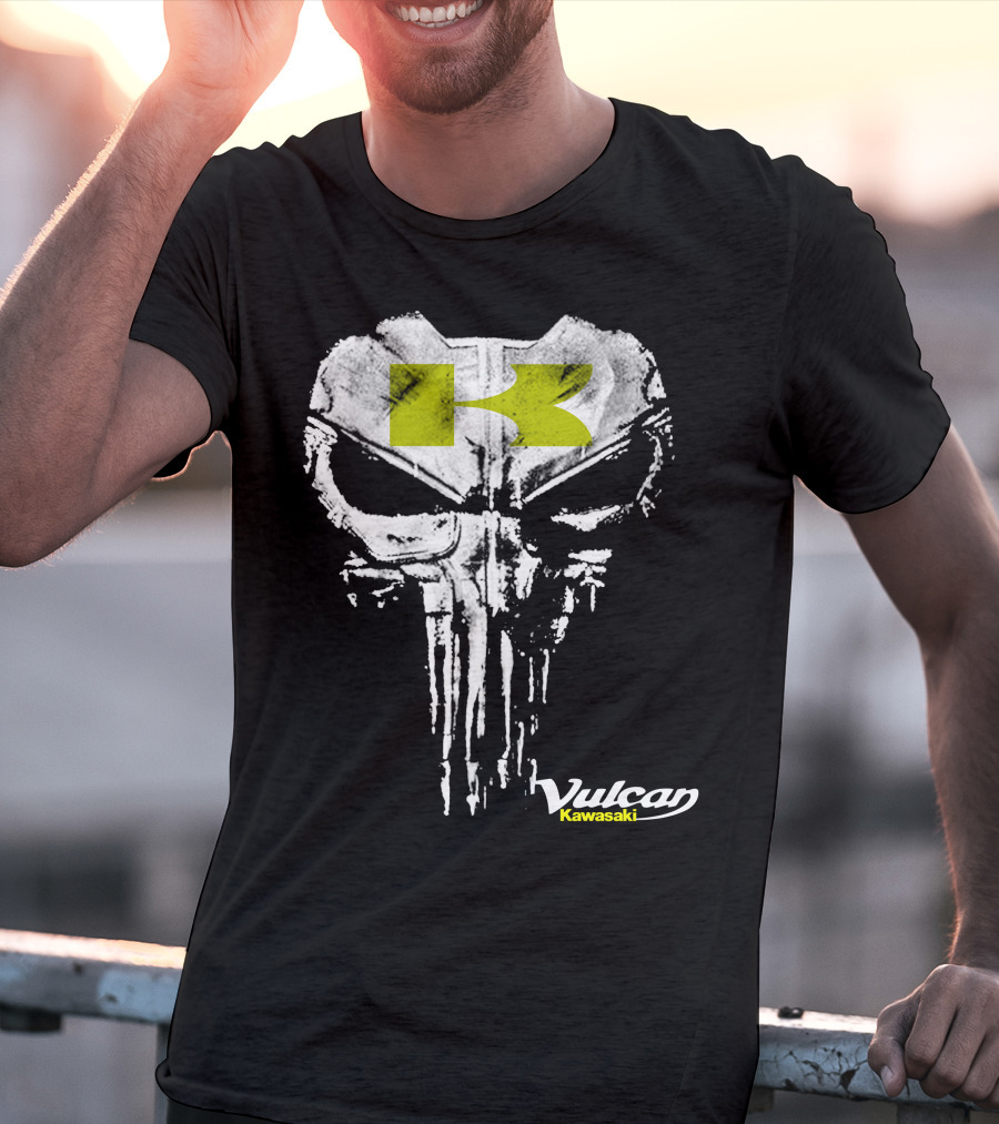 Kawasaki Vulcan Skull Icon 01 T-Shirt