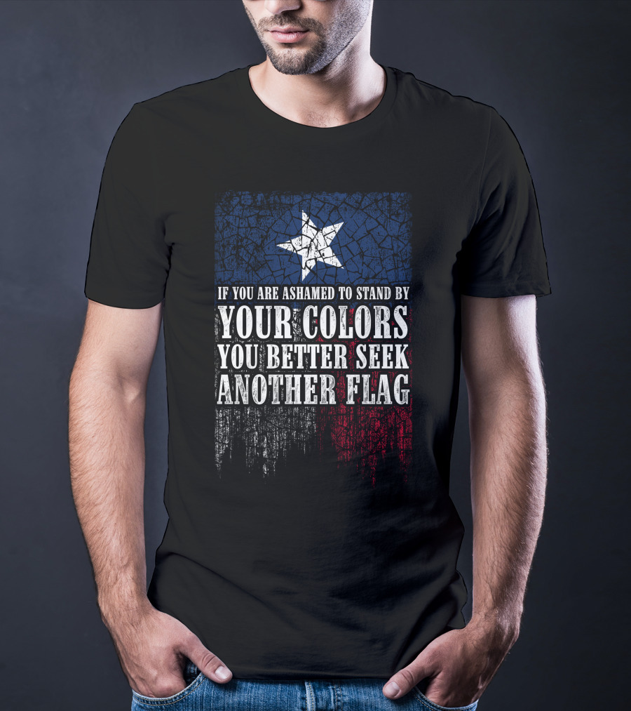 If You Are Ashamed To Stand By Your Colors You Better Seek Another Flag T-Shirt