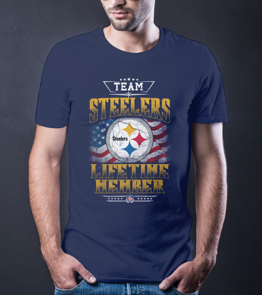 Team Steelers Lifetime Member T-Shirt