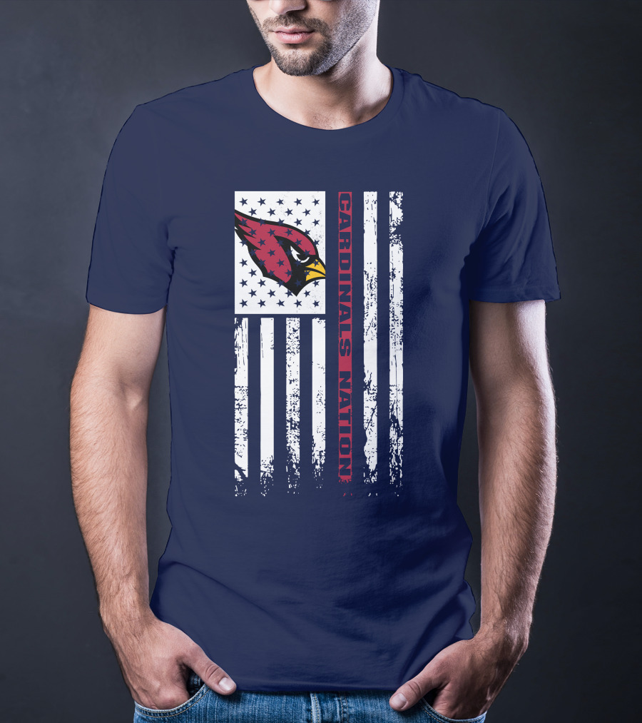 Arizona Cardinals Flag Cardinals Nation T-Shirt