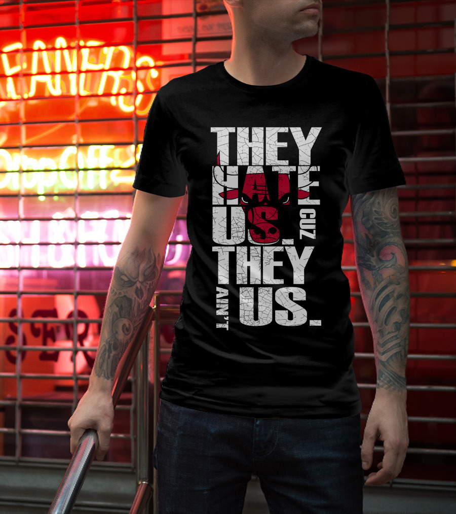 They Hate Us Cuz They Ain't Us Chicago Bulls T-Shirt