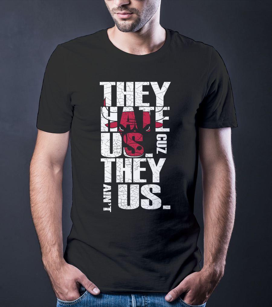 They Hate Us Cuz They Ain't Us Chicago Bulls T-Shirt