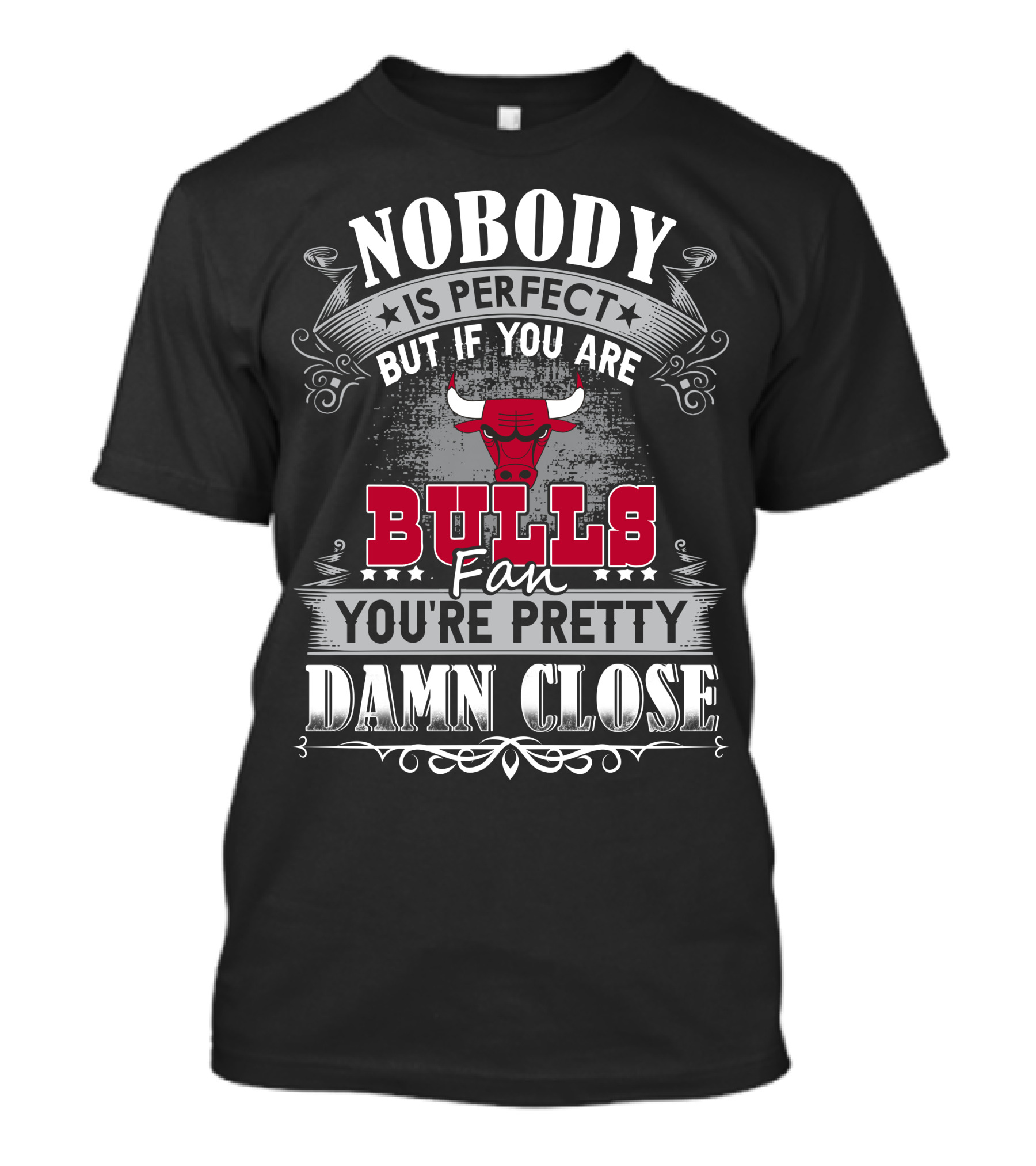 Nobody Is Perfect But If You Are Bulls Fan You’re Pretty Damn Close Chicago Bulls T-Shirt