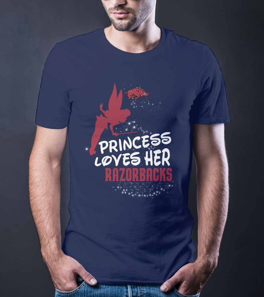 Princess Loves Her Arkansas Razorbacks T-Shirt