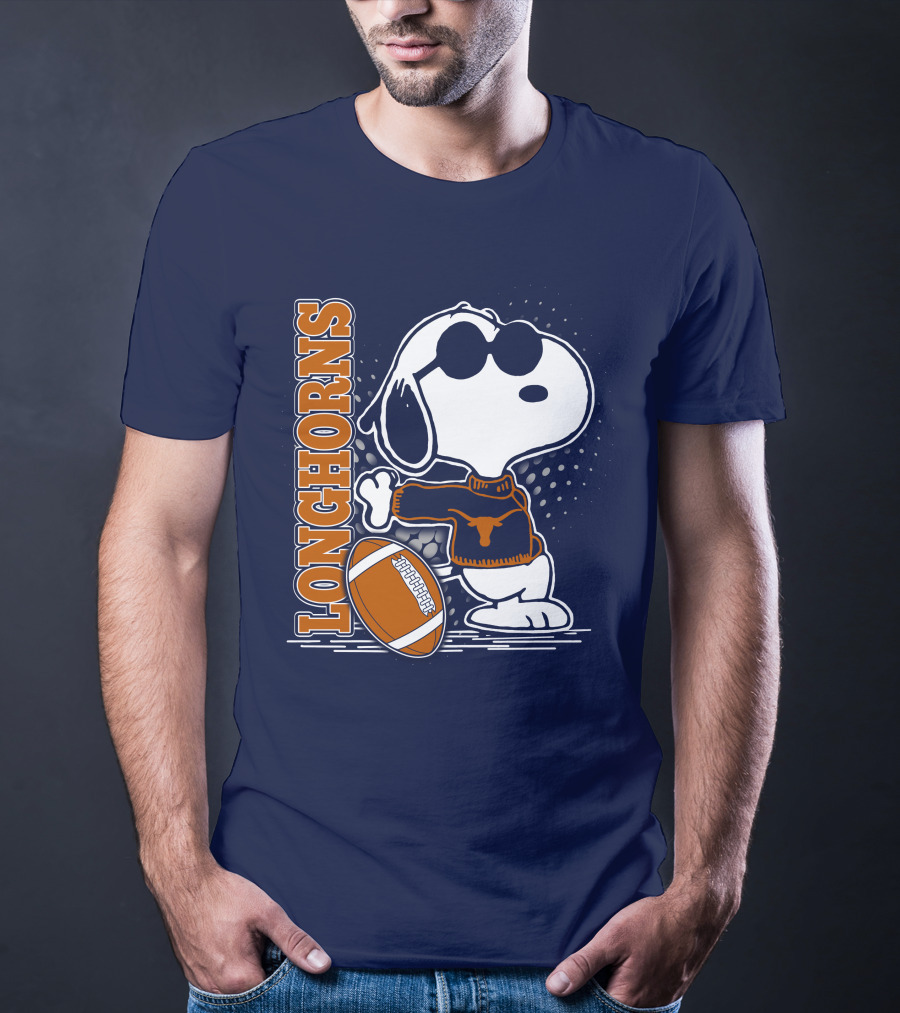 Longhorns Football Snoopy T-Shirt
