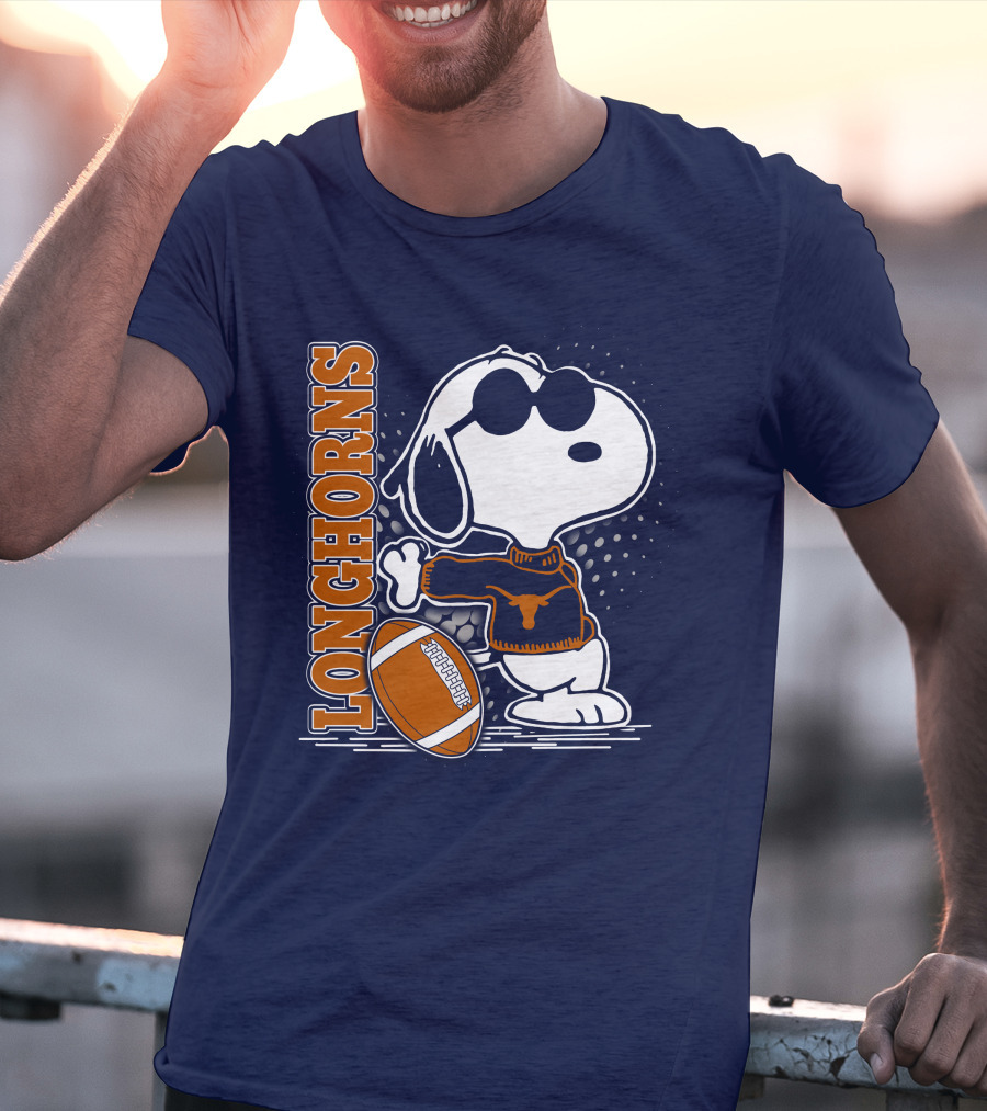 Longhorns Football Snoopy T-Shirt