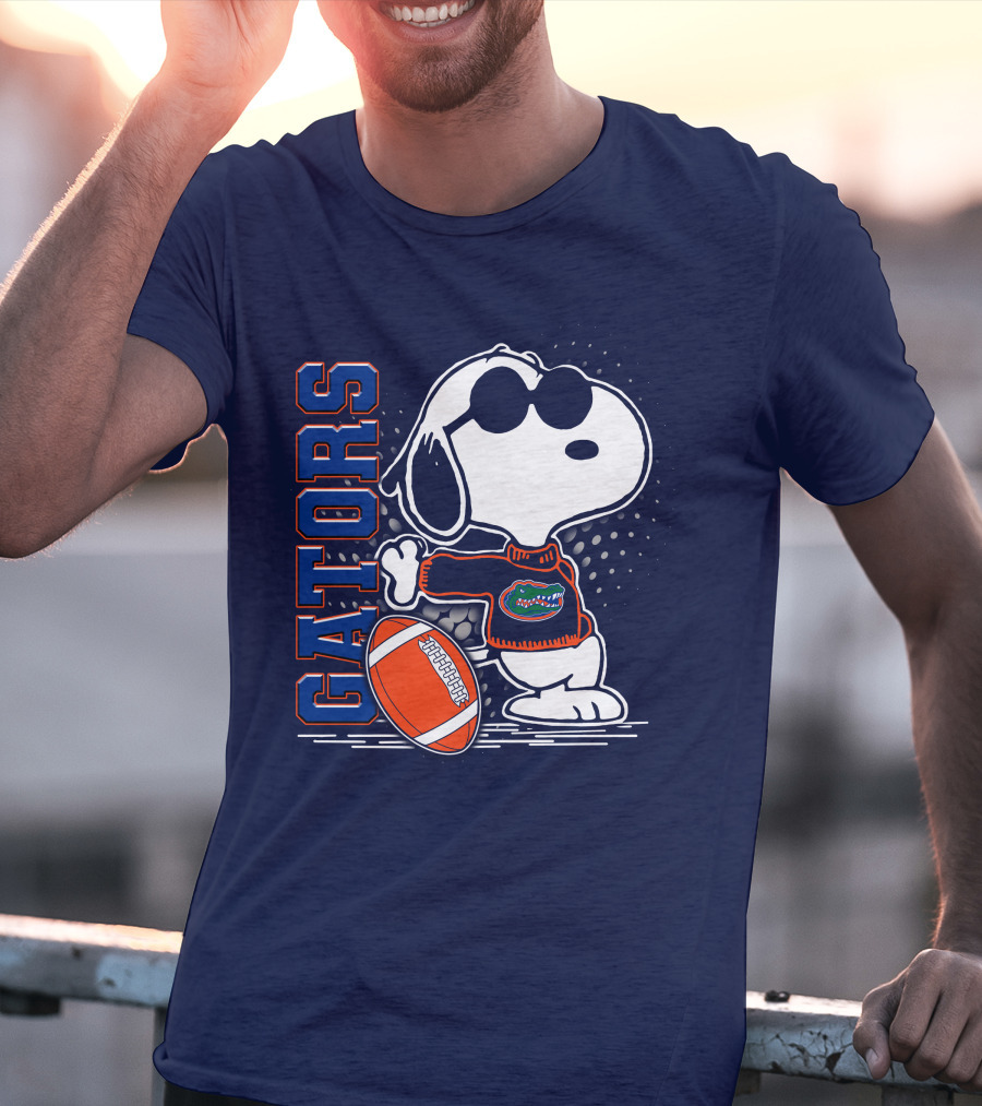 Gators Snoopy Football Florida T-Shirt