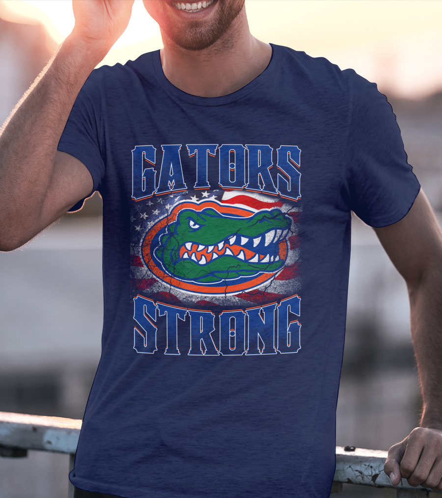 Florida Gators Strong American Flag T-Shirt
