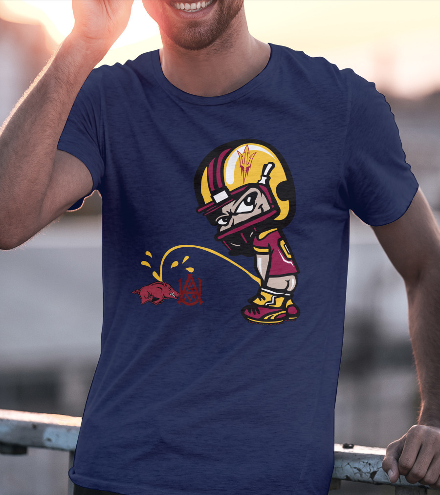 Arizona State Sun Devils Rivalry Game With Arkansas Razorbacks T-Shirt