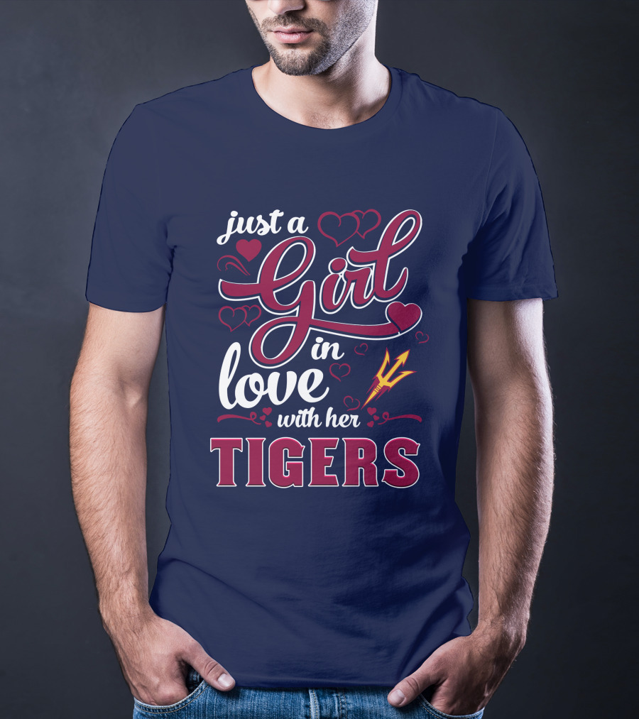 Just A Girl In Love With Her Tigers T-Shirt