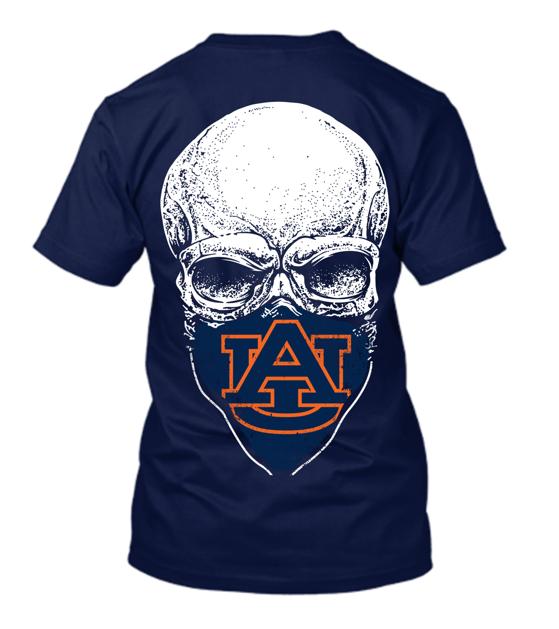 Auburn Tigers Skull T-Shirt
