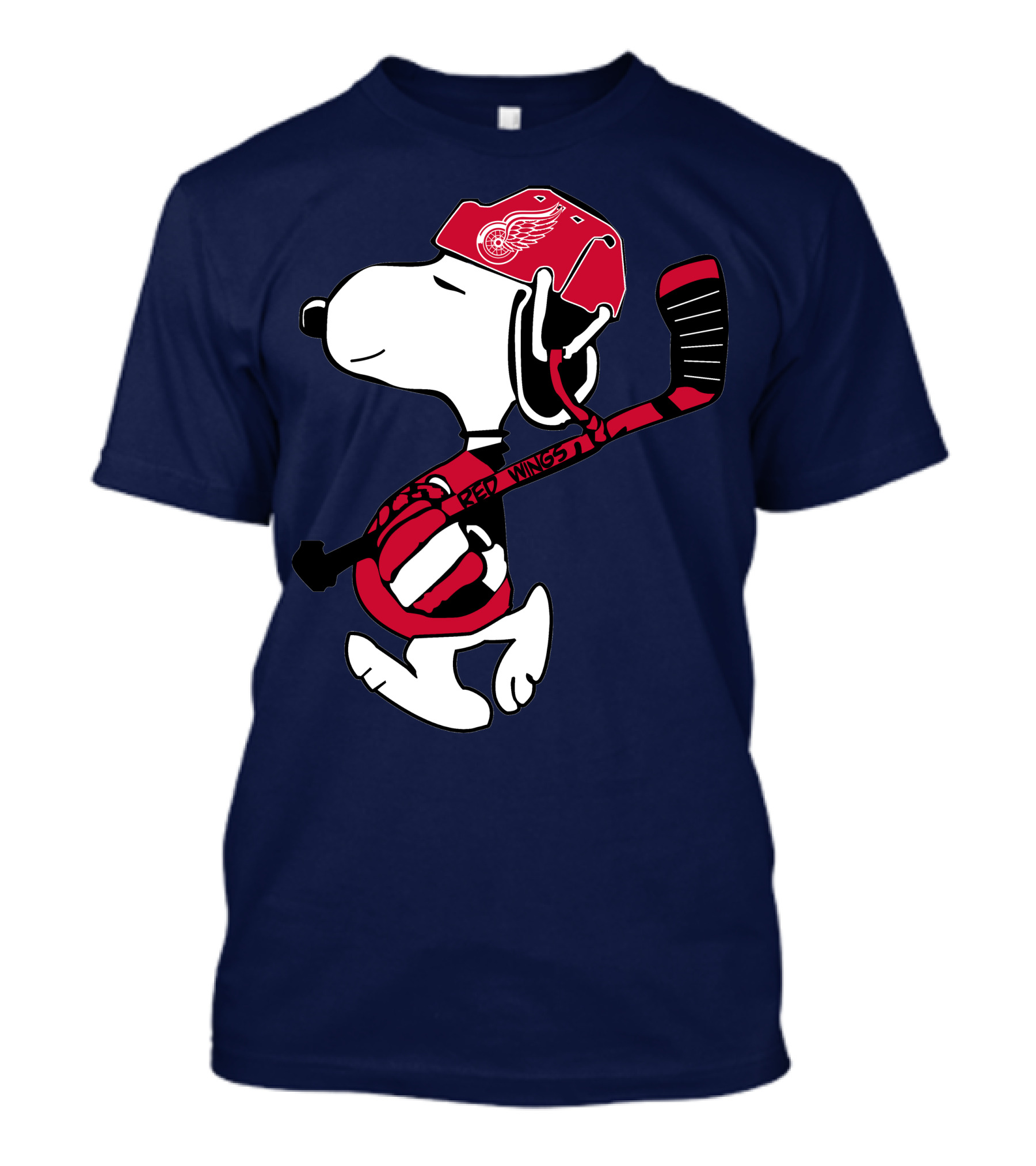 Snoopy Detroit Red Wings Hockey Enthusiast T-Shirt