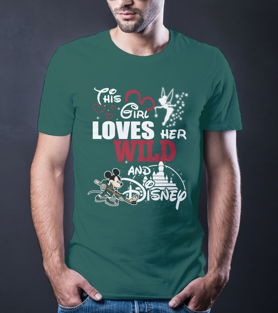 This Girl Loves Her Wild And Disney T-Shirt