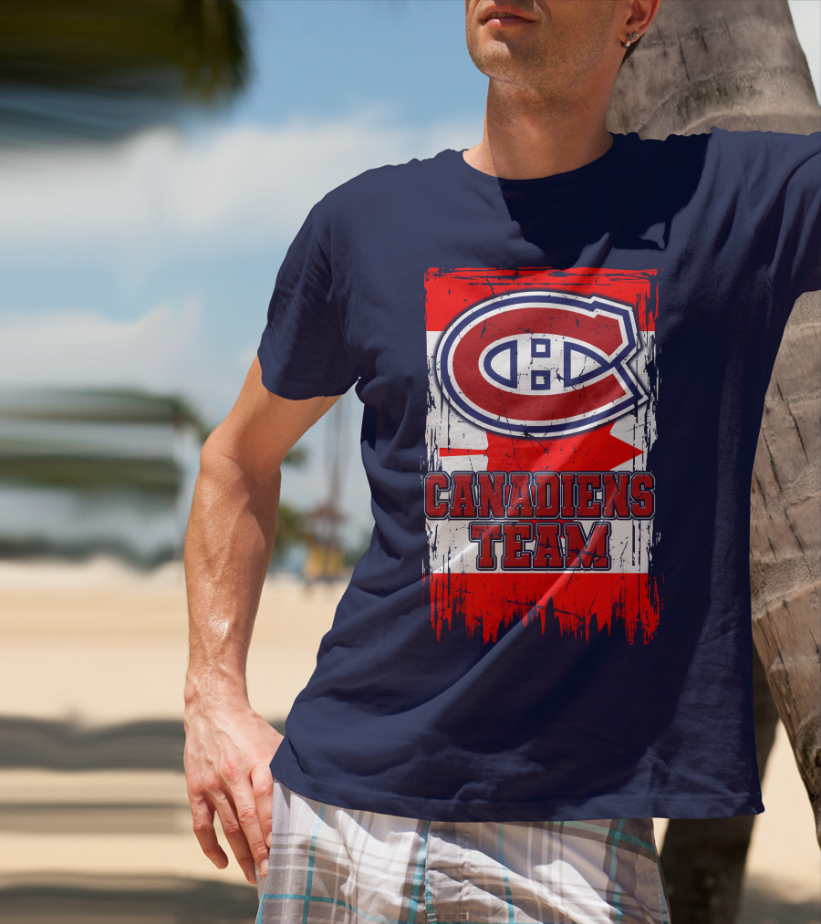 Montreal Canadiens Team Flag T-Shirt