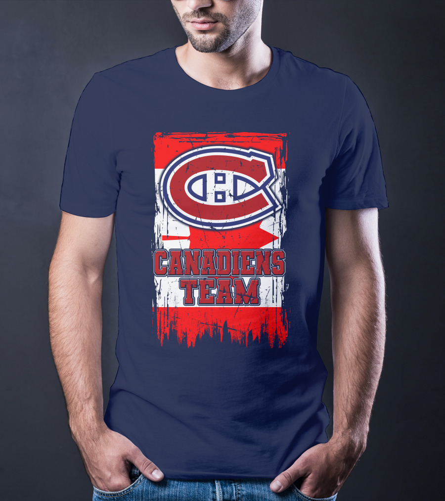 Montreal Canadiens Team Flag T-Shirt