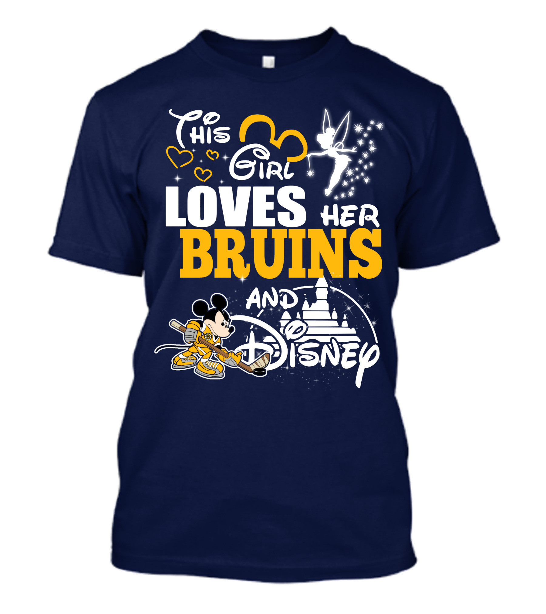 This Girl Loves Her Bruins And Disney T-Shirt