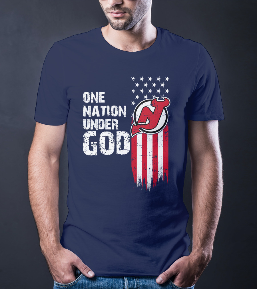 One Nation Under God New Jersey Devils T-Shirt