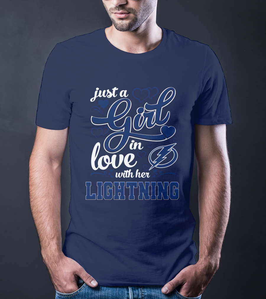Just A Girl In Love With Her Tampa Bay Lightning T-Shirt
