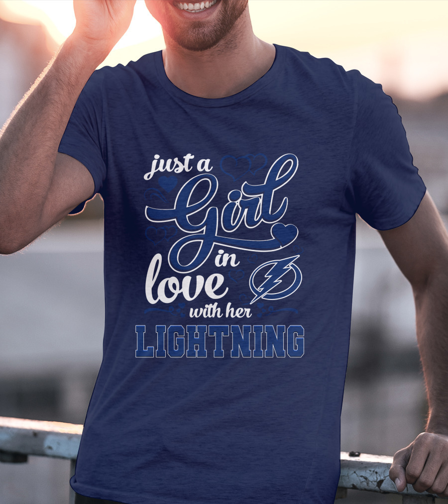 Just A Girl In Love With Her Tampa Bay Lightning T-Shirt