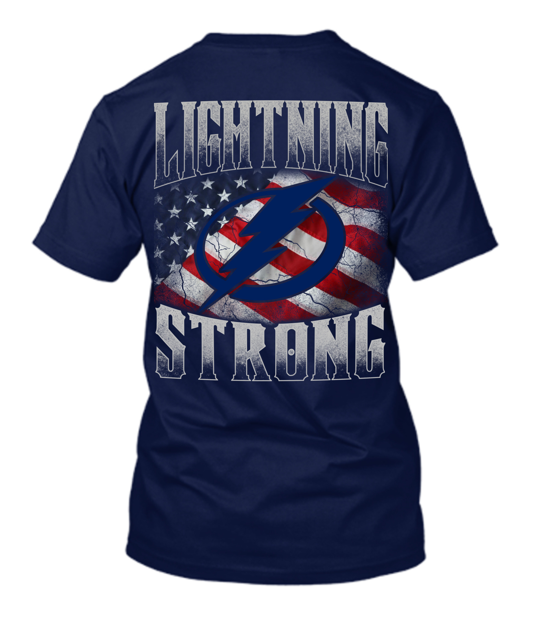 Lightning Strong Tampa Bay Flag T-Shirt
