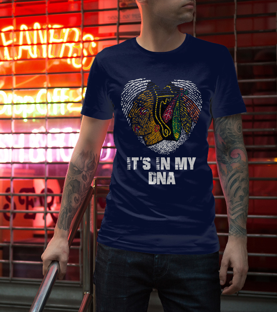 Chicago Blackhawks It's In My Dna T-Shirt