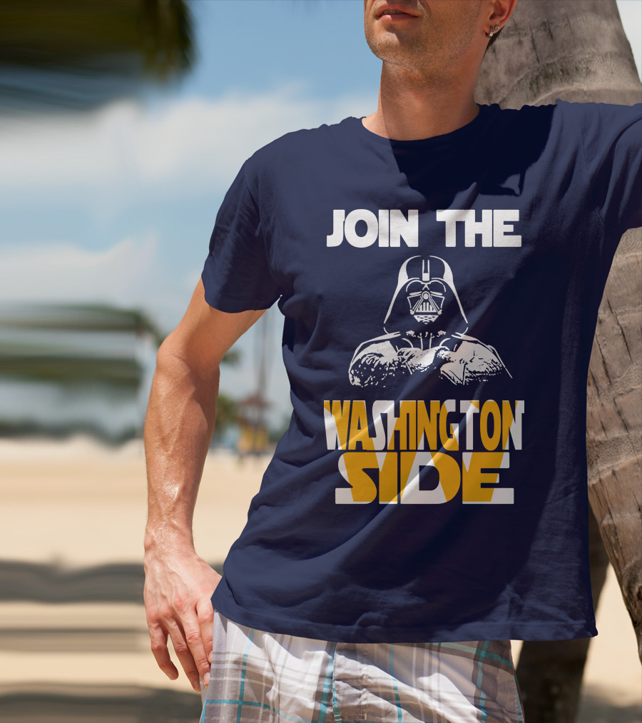 Join The Washington Side Darth Vader T-Shirt