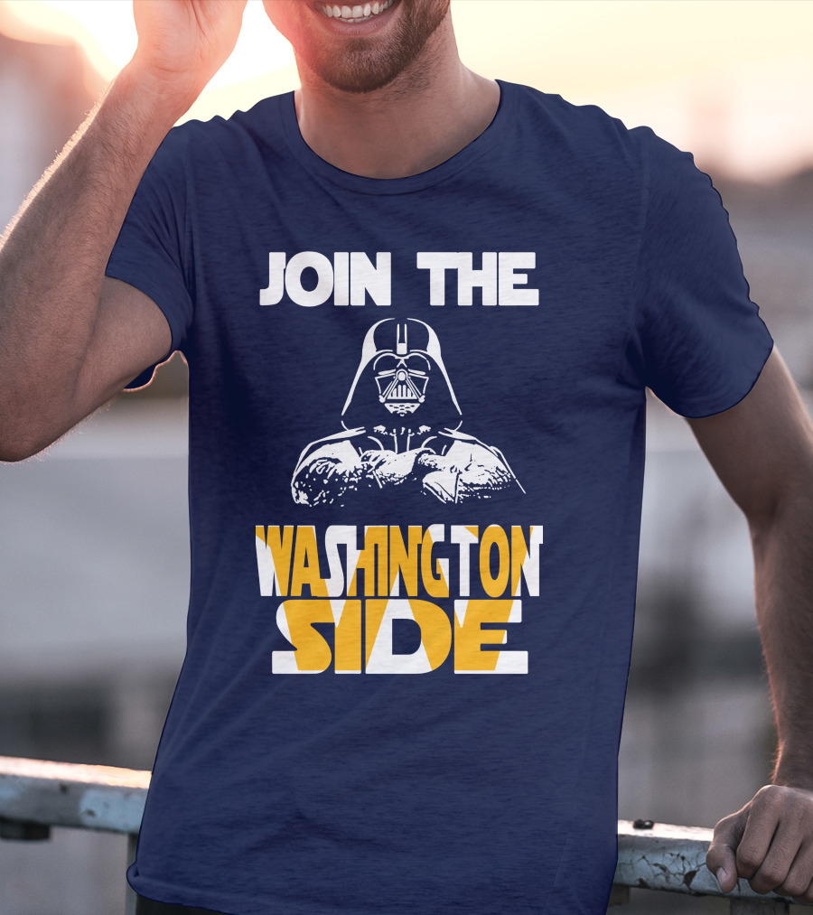 Join The Washington Side Darth Vader T-Shirt
