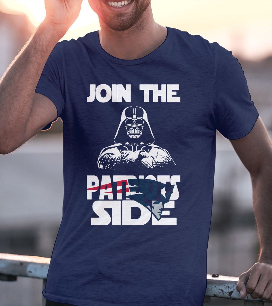 Join The New England Patriots Side T-Shirt