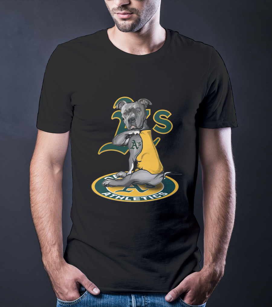 Oakland Athletics Dog A's Logo T-Shirt