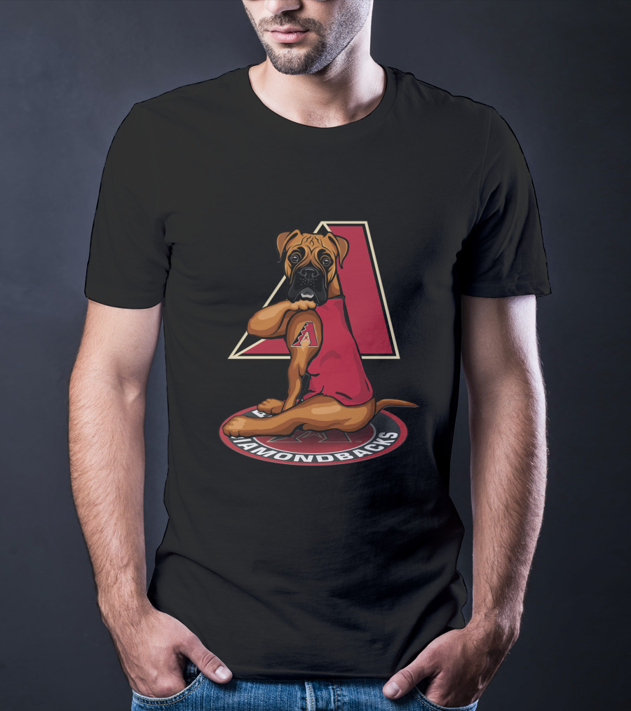 Arizona Diamondbacks Dog With Logo And Iconic A T-Shirt