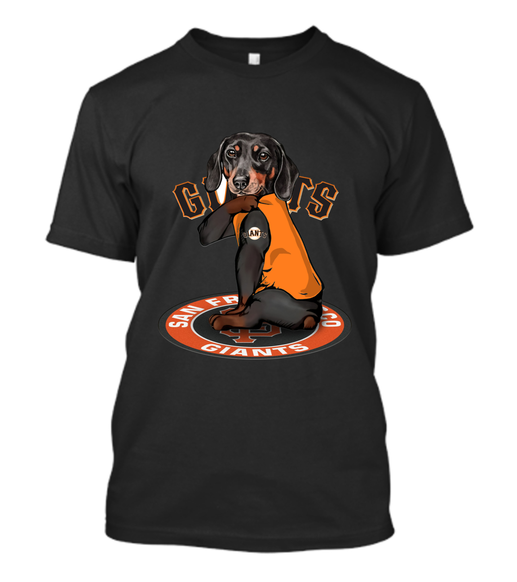 San Francisco Giants Dog Giants Baseball Giants T-Shirt