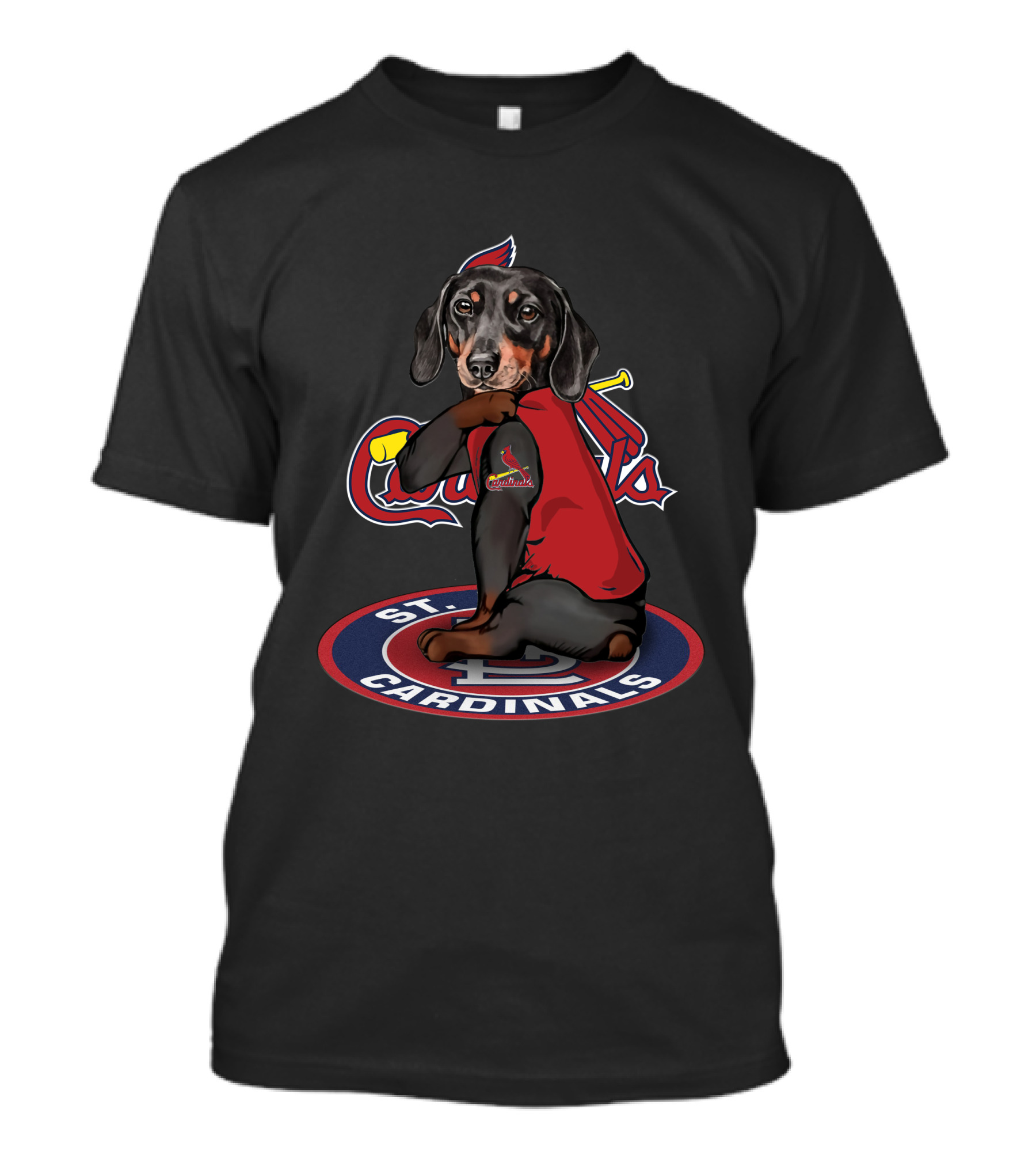 St Louis Cardinals Dog Mascot T-Shirt
