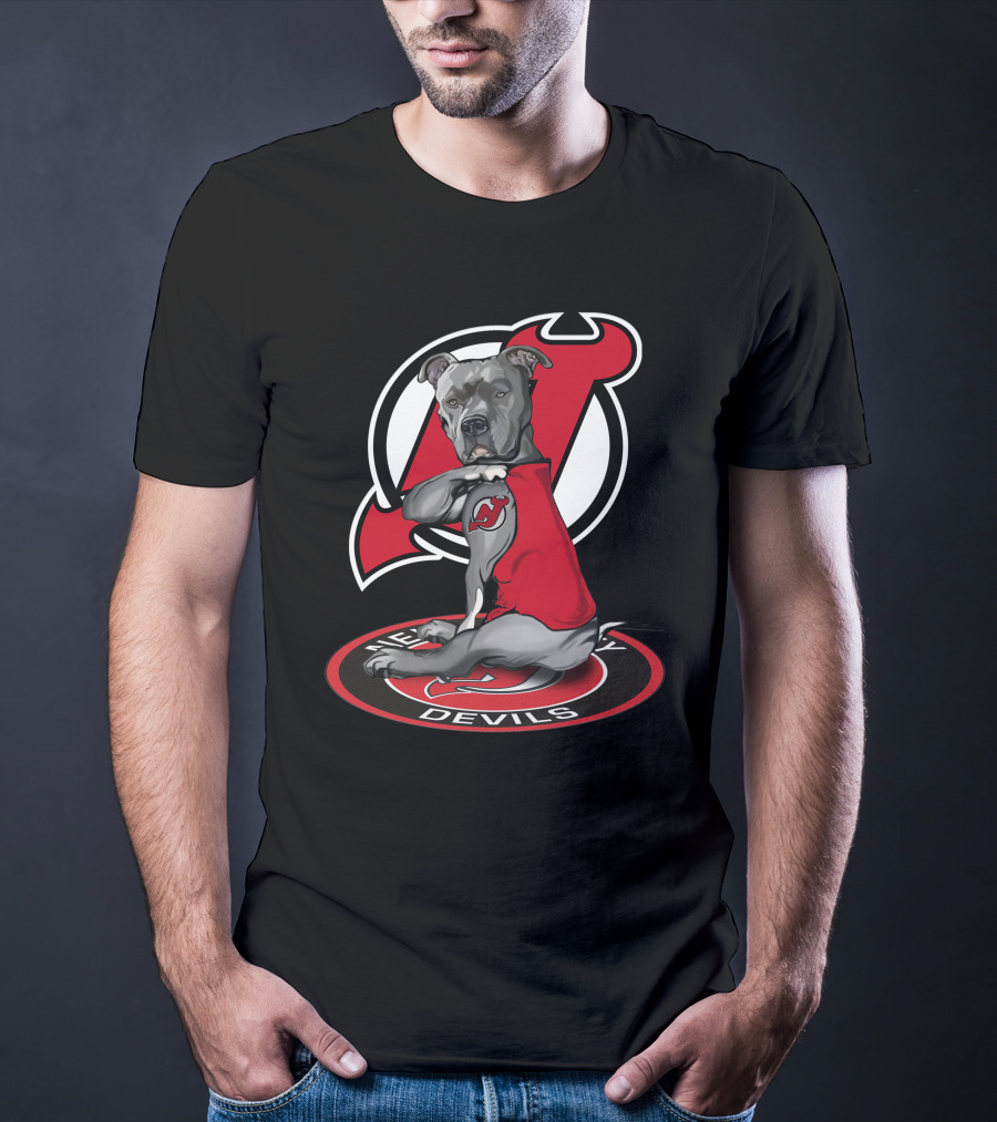 New Jersey Devils Dog Mascot 18 T-Shirt
