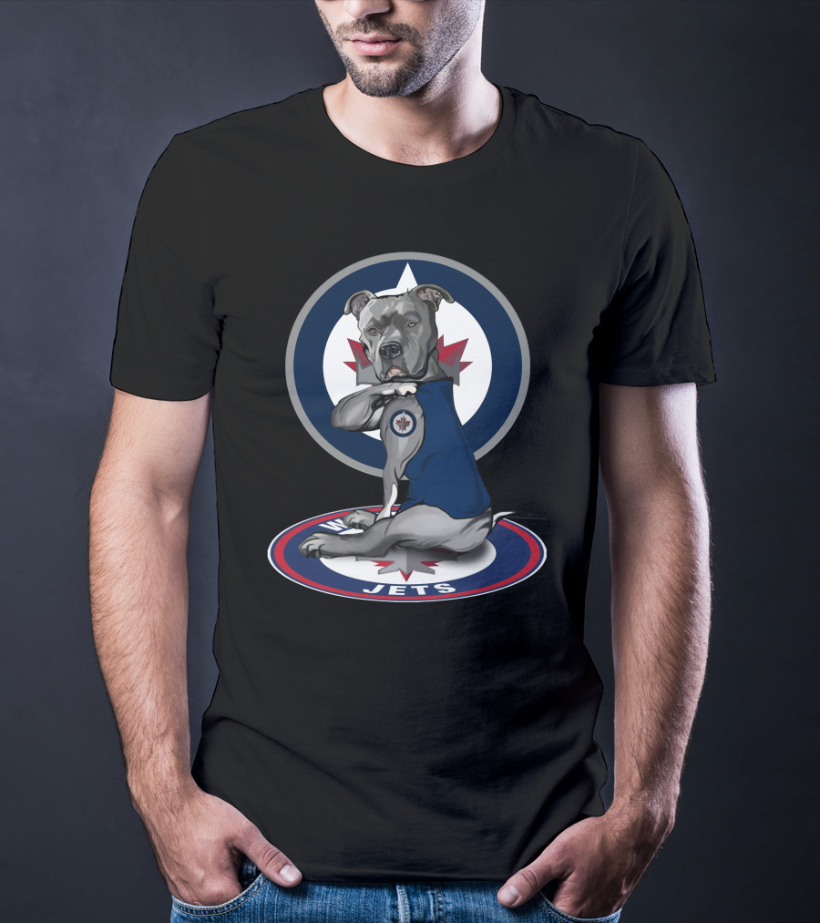 Winnipeg Jets Dog Logo 31 T-Shirt