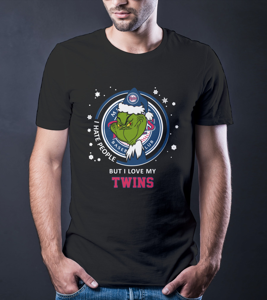 I Hate People But I Love My Minnesota Twins Baseball Club T-Shirt