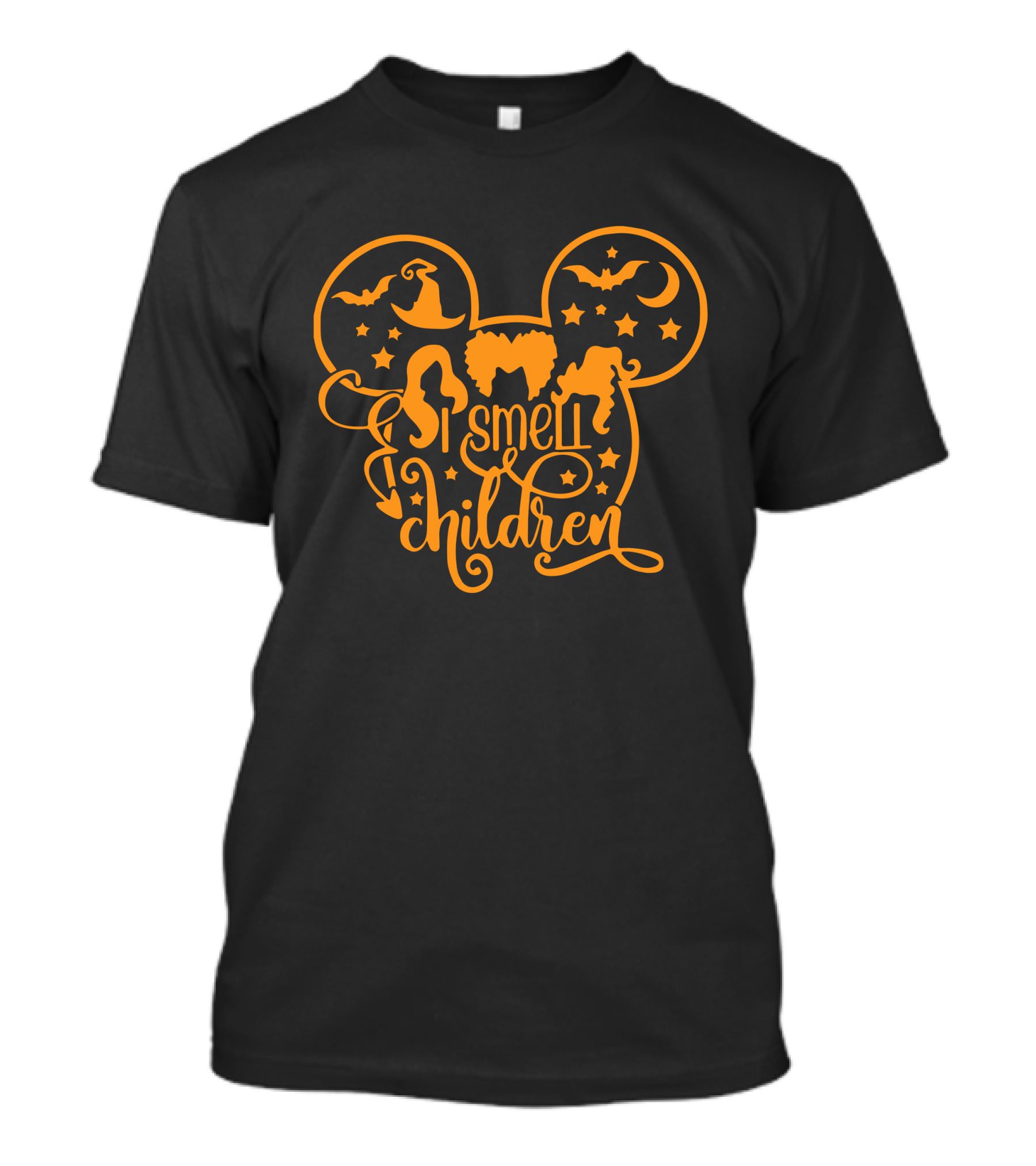 Mickey I Smell Children Witch Silhouettes And Stars T-Shirt